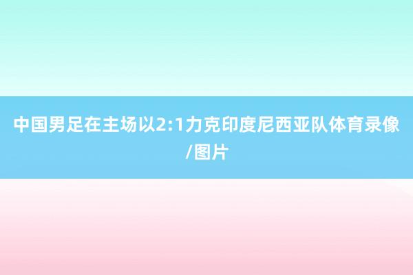 中国男足在主场以2:1力克印度尼西亚队体育录像/图片